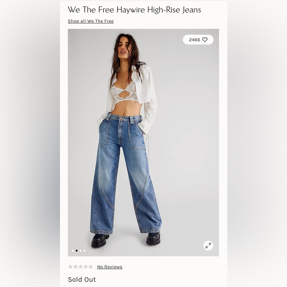 Free People We The Free Haywire High-Rise Jeans, “It Blue”